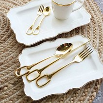 골드라인 사각접시, 혼합색상, 1개