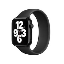 포유 애플워치 3/4/5/6/7/SE 솔로루프스트랩 (38/40/41mm 호환가능) 블랙(S) 1개, 블랙