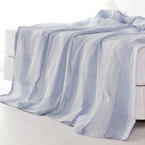 라뽐므 오로라 시어서커 여름 홑이불, 아이스블루