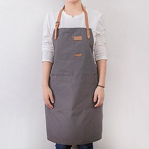 베이킹 도자기 꽃꽂이 고급 앞치마 A, 그레이, 1개