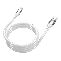 마그네틱 고속충전 USB-C타입 2세대 충전 케이블, 1m, 화이트