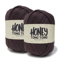 니뜨 허니 통통 뜨개실 100g x 2p, 119 다크브라운, 2개