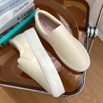 소가죽 키높이 슬립온 4cm