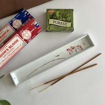 도자기 인센스 스틱 홀더, 연꽃송이