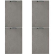 홀마크 단색 무지 세로형 쇼핑백 4p, 그레이