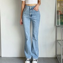 빼빼 여성용 히든밴딩수선없이 맞춰입는 부츠컷 청바지 롱