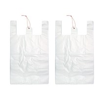 스위스녹스 손잡이 마트 비닐 봉투 유백, 36L, 200개
