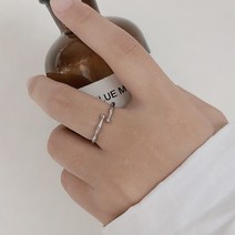 여성용 디아더컬러 데일리 미니멀 애끼 실반지 한줄 DW_113