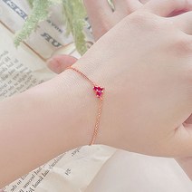 여성용 블루밍 하트 팔찌 RS752
