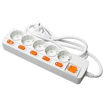 메이프 개별 스위치형 멀티탭 5구, 4.5m, 1개