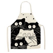 카리스 맞춤 린넨 스타일리쉬 다용도 앞치마 38 x 47 cm, A05, 1개