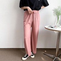 헤이진 여성용 살랑살랑 골지 와이드팬츠