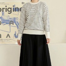 여성용 토이비 스트라이프니트