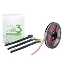 모나코올리브 욕실타일 청소솔 3종 세트 + 인테리어 타일줄눈 6m, 1세트, 실버(줄눈)