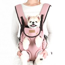 에이미러브즈펫 강아지앞가방 나라니프론트, 패딩핑크
