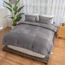 그래이불 말랑푸딩 워싱 차렵이불 + 베개커버 + 침대패드 세트 SS