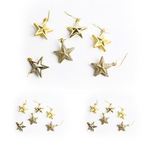 파티해 오너먼트 별장식 6종 3세트, 골드