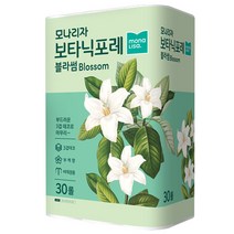 모나리자 보타닉포레 블라썸 3겹 화장지 27m, 1팩, 30롤