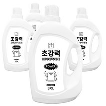 생활공식 초강력 파워 세탁세제, 3L, 4개