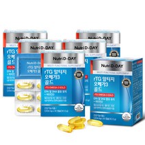 뉴트리디데이 rTG 알티지 오메가3 골드 PTP, 1,004mg X 30캡슐, 6개