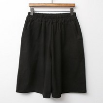 슈가펀 여성용 레바토 린넨 밴딩 5부 반바지