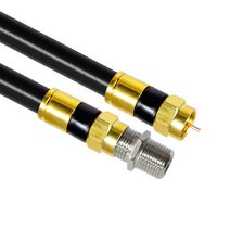 마하링크 국산 골드 고급형 RF 안테나 블랙 5C 연장 동축 수제작 케이블 10M, MLZ-GRA100(블랙)