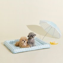 울리 반려동물 첵스 프레임 쿨링방석, 블루