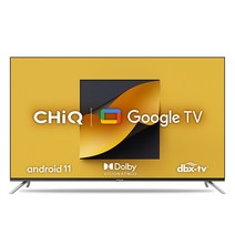 더함 4K UHD LED 구글 안드로이드 11 TV, 139cm, UA551UHD M8X CHIQ 2023, 고객직접설치, 스탠드형