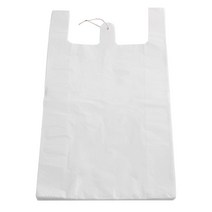 아이엔피 백색 무지 마트봉투 32 x 57 cm 70p, 1개