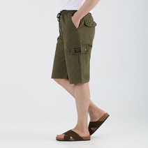 남성용 워싱 절개 카고 반바지 COXB05