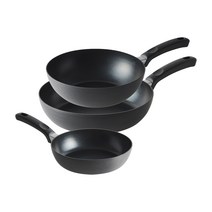 락앤락 하드앤라이트IH 프라이팬 앤 웍 3종세트 1호 HPI8203IHS3C, 프라이팬 20cm + 28cm + 웍 26cm