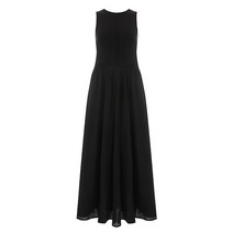 탱커스 루즈핏 민소매 골지 원피스