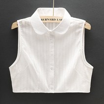 린넨 레이어드 셔츠 둥근 카라 M