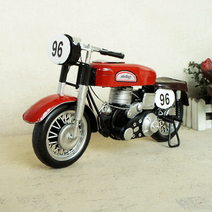 탑시가 빅사이즈 심플 오토바이 모형, 레드