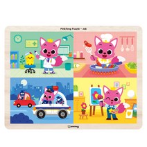 핑크퐁 직업퍼즐, 24피스, 1개