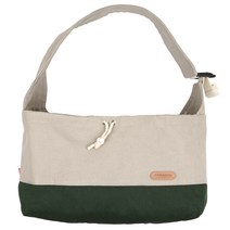 패리스독 반려동물 투톤 뉴 솔리드 슬링백, 그린