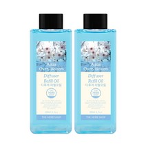 더허브샵 디퓨저 리필오일 2p, 아쿠아체리블라썸, 2개, 200ml