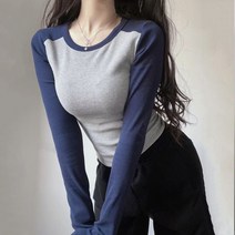 몬드스팟 여성용 블루 나그랑 티셔츠 MO377