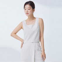 로엠 여성용 스퀘어넥 나시 블라우스
