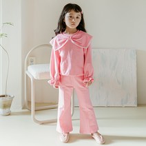 라라아망 여아용 핑키 부츠컷 바지