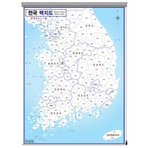 지도닷컴 전국백지도 롤스크린 150 x 210 cm + 클립 2p + 피스 4p 세트, 1세트