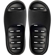 살림의기술 미끄럼방지 물빠짐 욕실화 블랙, 1개