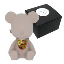 라띠크제이 엠블럼 베어 차량용 방향제 포르쉐 베이지 + 리필 베이비파우더 5ml, 1세트