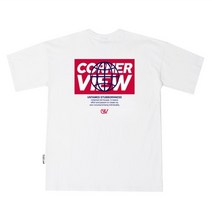 블랙몬스터핏 여성용 코너뷰 루즈핏 롱 반팔 티셔츠 BM200201