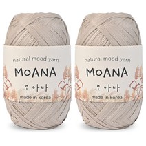 니뜨 모아나 뜨개실 40g x 2p, 114 애쉬베이지, 1개
