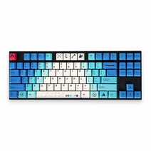 바밀로 VA87M V2 SUMMIT R2 PBT 염료승화 영문 유선키보드 갈축, 혼합색상, 텐키리스