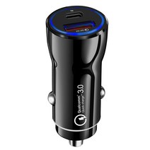 이츠라이프 베네치아 QC 3.0 + PD 듀얼고속충전기, ITS-PDCC01, 블랙