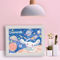 귀여운 캐릭터 보석 십자수 액자, 102호