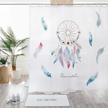 상상후 패브릭 샤워 커튼 10 드림캐쳐, 10_드림캐쳐 (180x180cm)