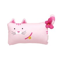 밀로앤개비 애착 미니 동물베개 낸시 매쉬솜 세트, 핑크
